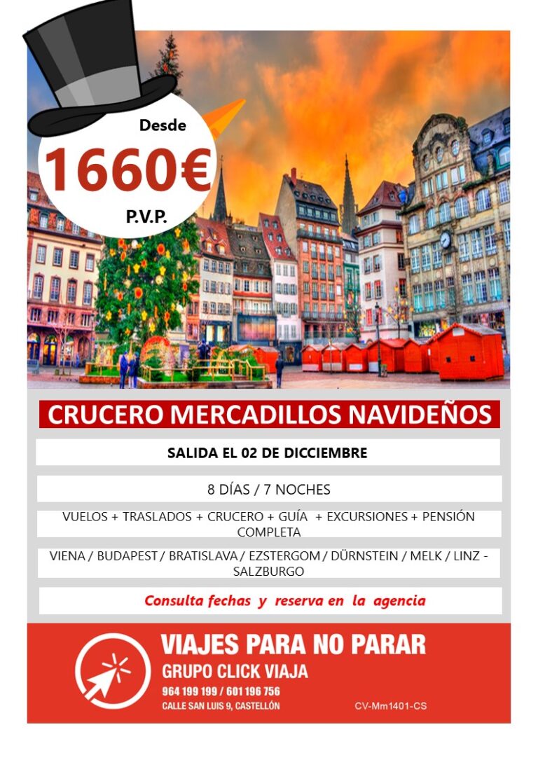 CRUCERO MERCADILLOS NAVIDEÑOS